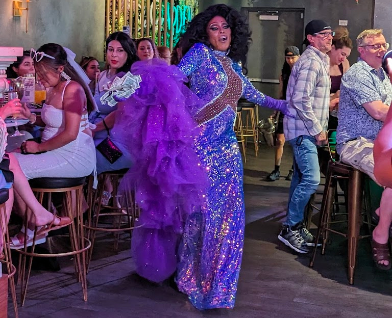 Drag performer at The Garden Las Vegas